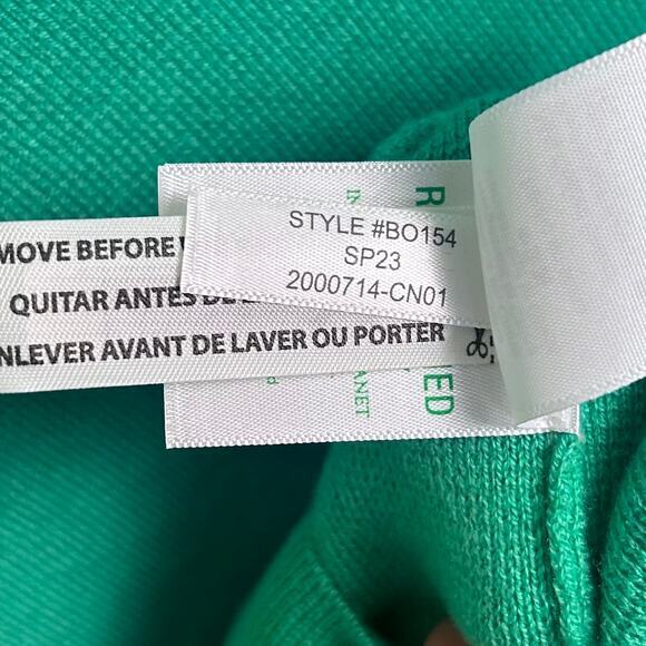 J. Crew sweater cardigan medium kelly green gold buttons academia old money wool - Picture 11 of 11